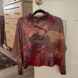 Anthropologie Pilcro Cashmere Mockneck Sweater